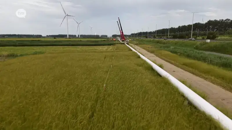 Fluxys halfweg met aanleg van waterstofleiding langs E34 tussen havens: "Leiding wordt 34 kilometer lang"