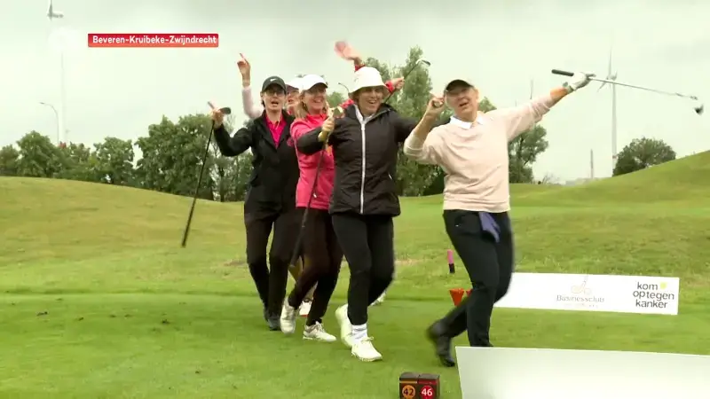 1000 Strokes voor Kom op tegen Kanker bij Golfclub Beveren: "Het kan plots heel kortbij komen"