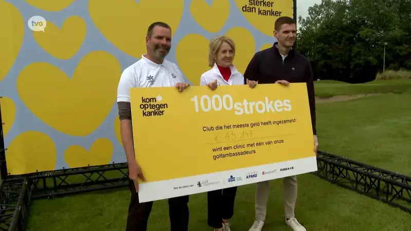 Golfclub Beveren zamelt meer dan 45.000 euro in voor KOTK tijdens tweede editie van 1.000 strokes