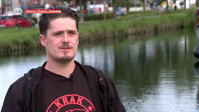 Tuur redt wielertoerist en zijn fiets uit de Dender in Ninove: "Heeft nog lang nagesudderd dat ik zijn leven heb gered"
