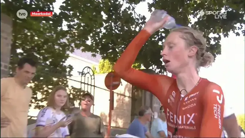 Lotte Claes (33) uit Sint-Niklaas is Belgisch kampioene tijdrijden