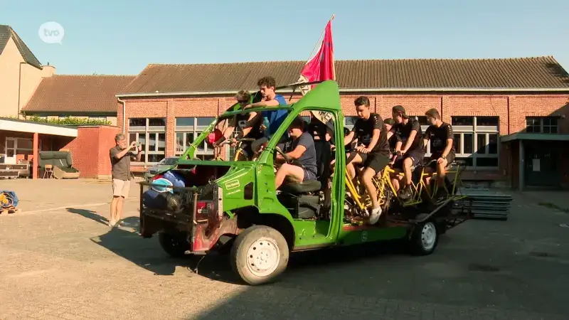 Hoofdafbeelding voor artikel Aspiranten Chiro Stekene vertrekken…