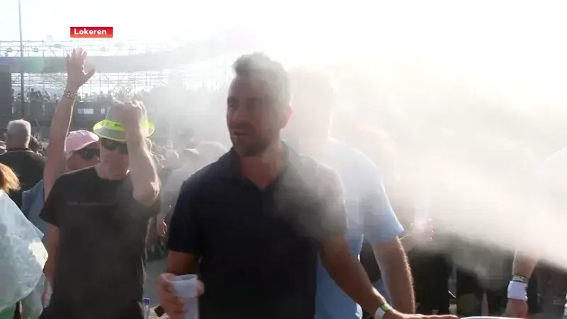 Extra maatregelen tegen hitte tijdens Lokerse Feesten: Meer vernevelaars en gratis water