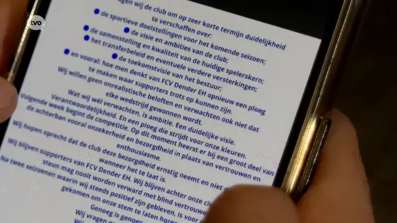 Hoofdafbeelding voor artikel Supporters FCV Dender: "Snel…