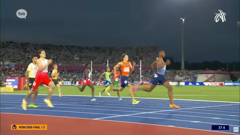 Daniel Segers haalt finale 400 meter op EK atletiek in Birmingham