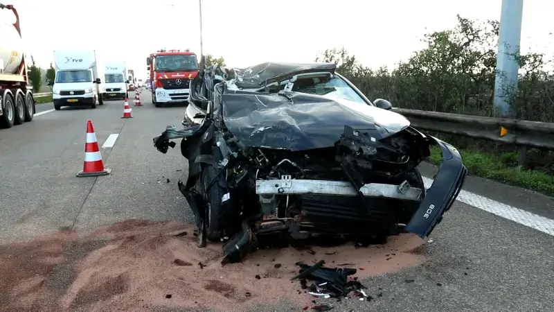 E34 versperd na zwaar verkeersongeval ter hoogte van Kemzeke