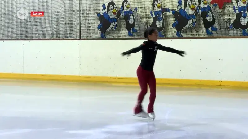 Jong kunstschaatstalent Adriana (11) uit Aalst: "Ik probeer altijd nieuwe trucs bij te leren en te verbeteren"