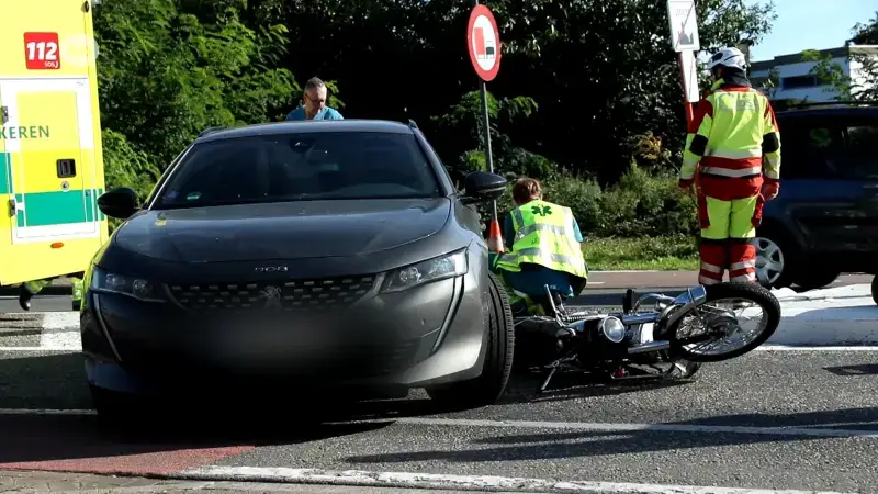 Motorrijder kritiek na botsing met auto op N70 in Lokeren