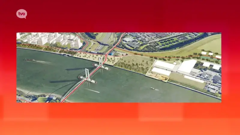 Hoofdafbeelding voor artikel Fietsbrug over de Schelde…