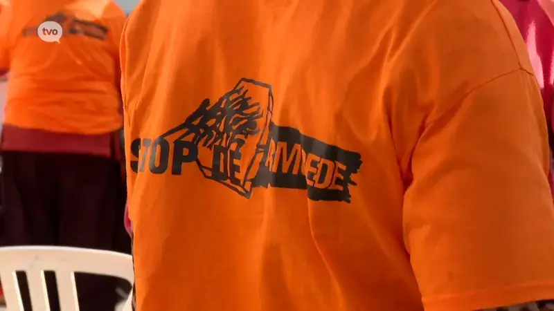 Actie op Vredeplein in Aalst rond Werelddag van Verzet tegen Armoede