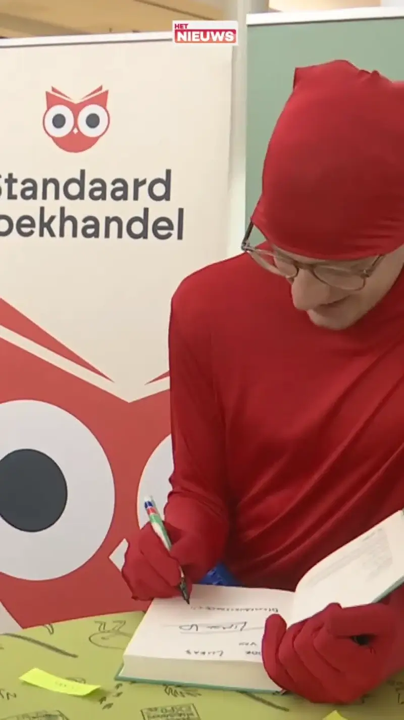 Timon Verbeeck houdt signeersessie