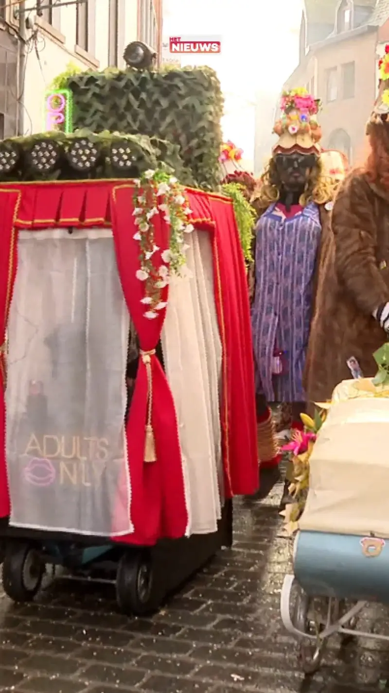 Voil Jeanettenstoet brengt kleur in Aalst op 'vettigen dinsdag' van carnaval